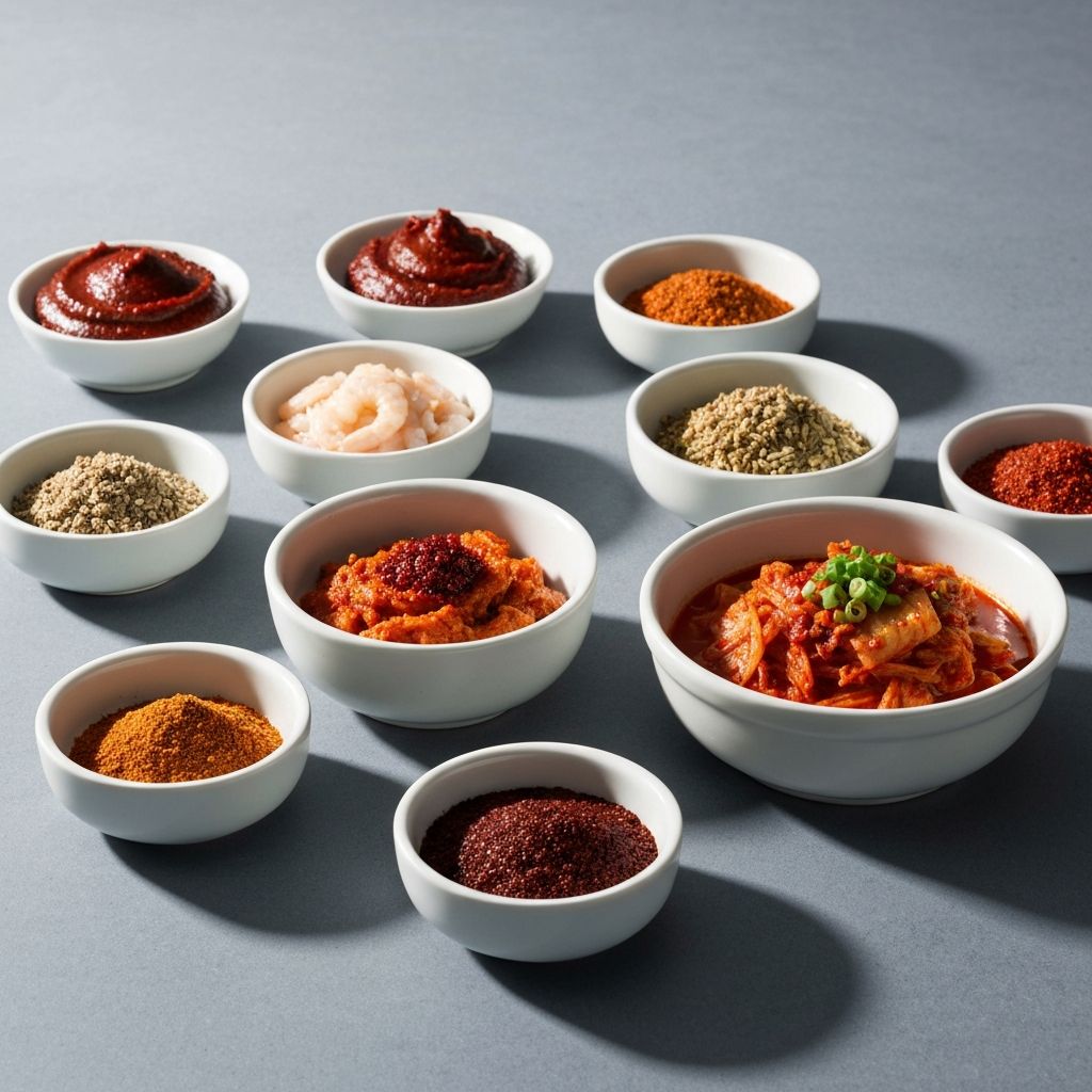 요리 초보를 위한 양념 황금 비율 가이드